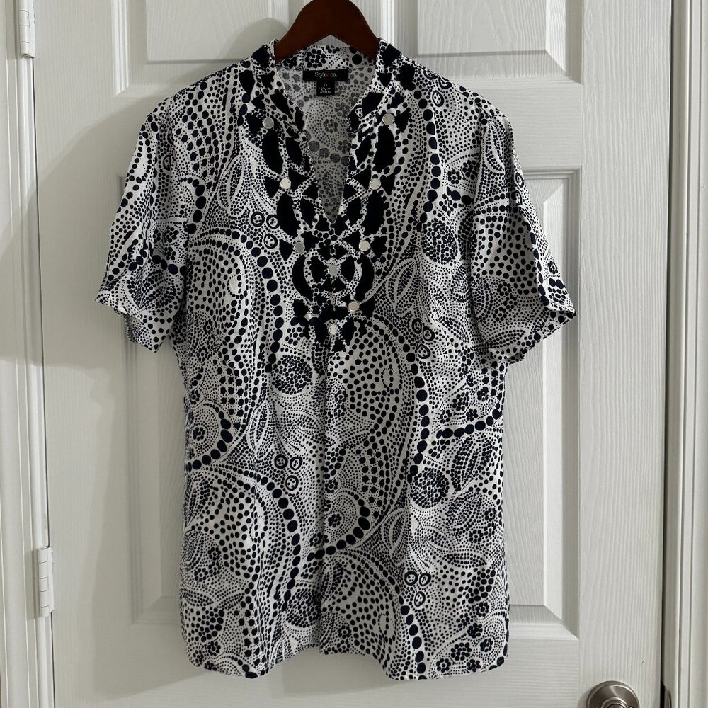 Style & Co. Women's Top Blouse, Size 14